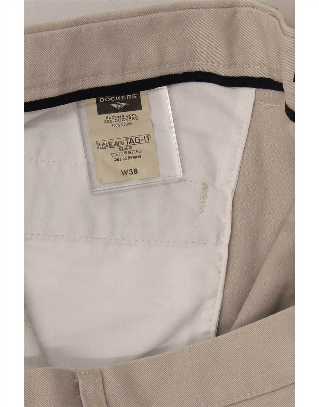 DOCKERS Mens Pegged Chino Shorts W38 XL Beige Cotton Vintage Dockers and Second-Hand Dockers from Messina Hembry 