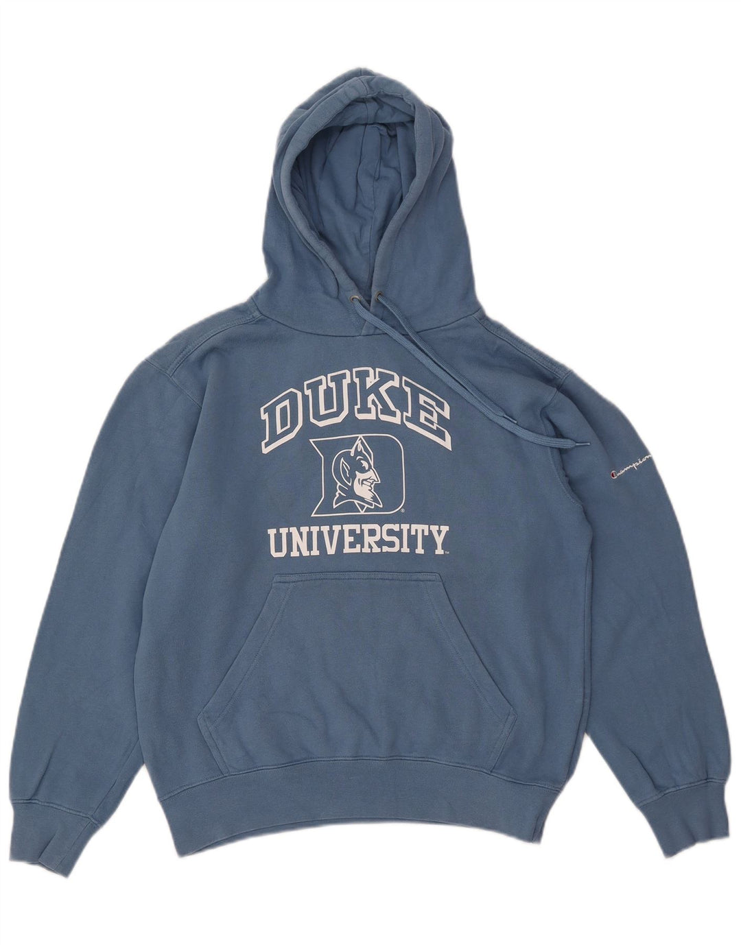 CHAMPION Dame Duke University Oversized hættetrøje Jumper UK 10 Small Blue