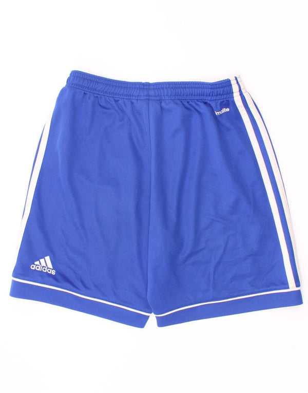 Adidas Boys Climalite Sportshorts 11-12 år Blå polyester