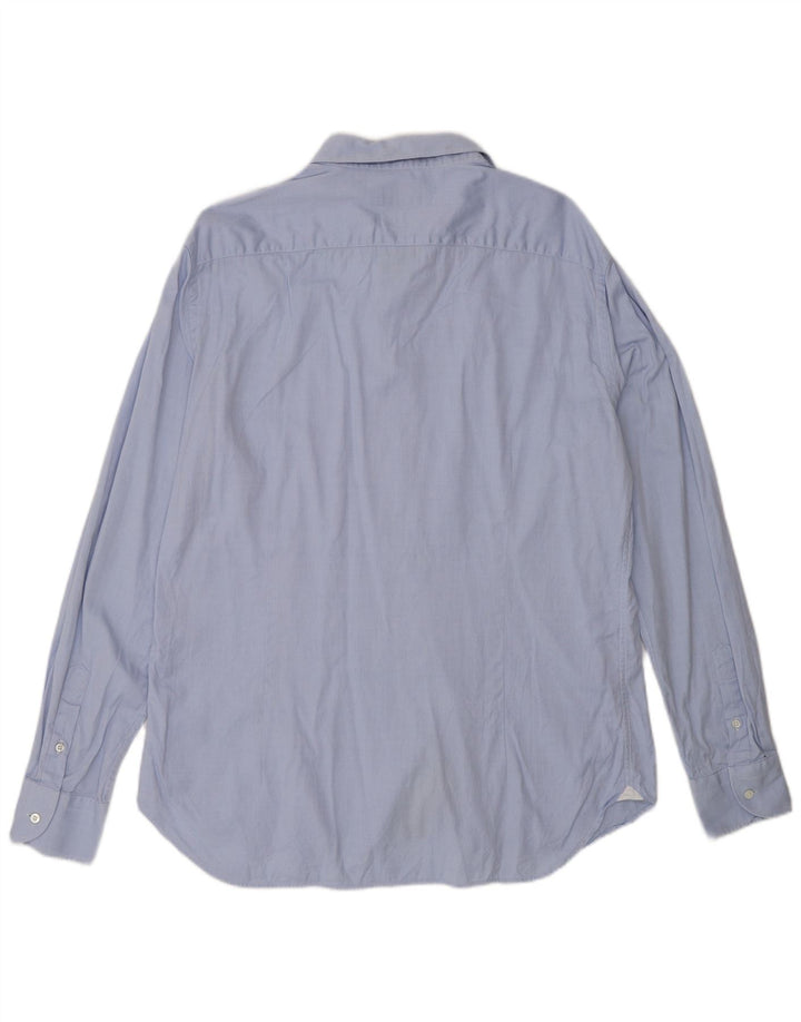 Massimo Dutti Herreskjorte Str. 43 17 Stor Blå Bomuld