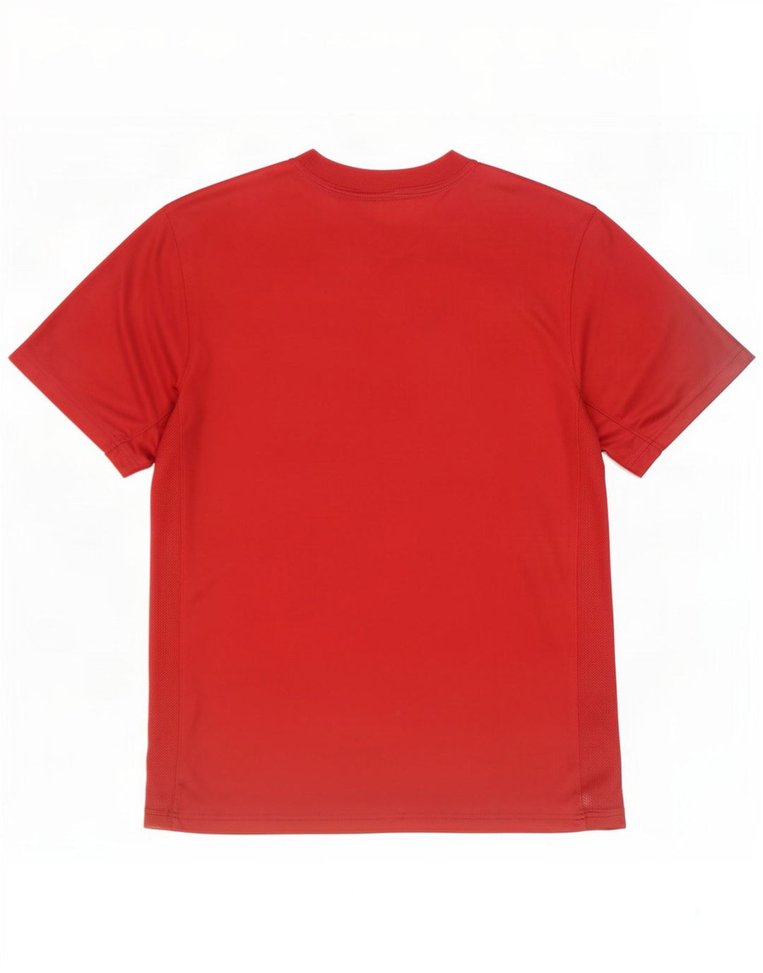 Nike Herre Dri Fit T-Shirt Top Stor Rød Polyester