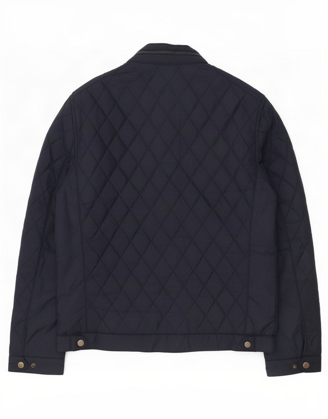 Zara Herre Hættejakke quiltet UK 40 Large Navy Blue