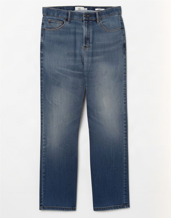 Marks & Spencer Herre Stormwear Straight Jeans W34 L31 Blå Bomuld