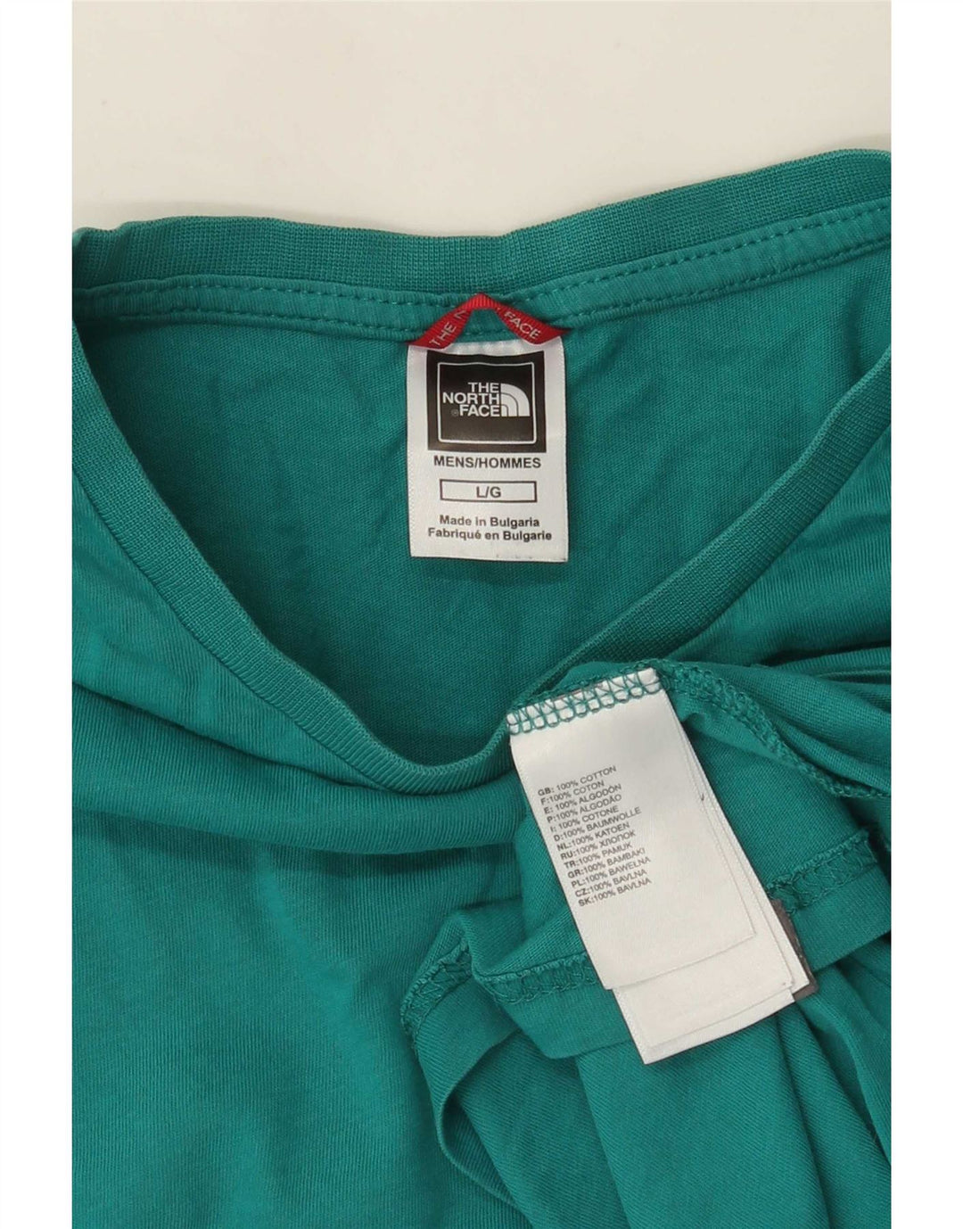 The North Face Herre T-Shirt Top Stor turkis bomuld