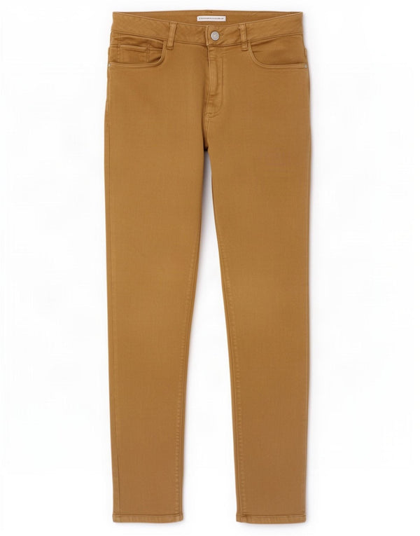 Zara Dame Skinny Jeans EU 44 XL W34 L29 Brun Bomuld