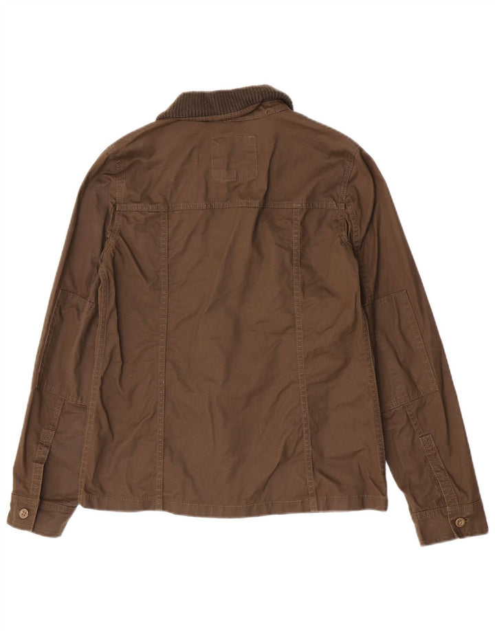 J. Crew Womens Utility Jacket UK 6 XS Brun Bomuld