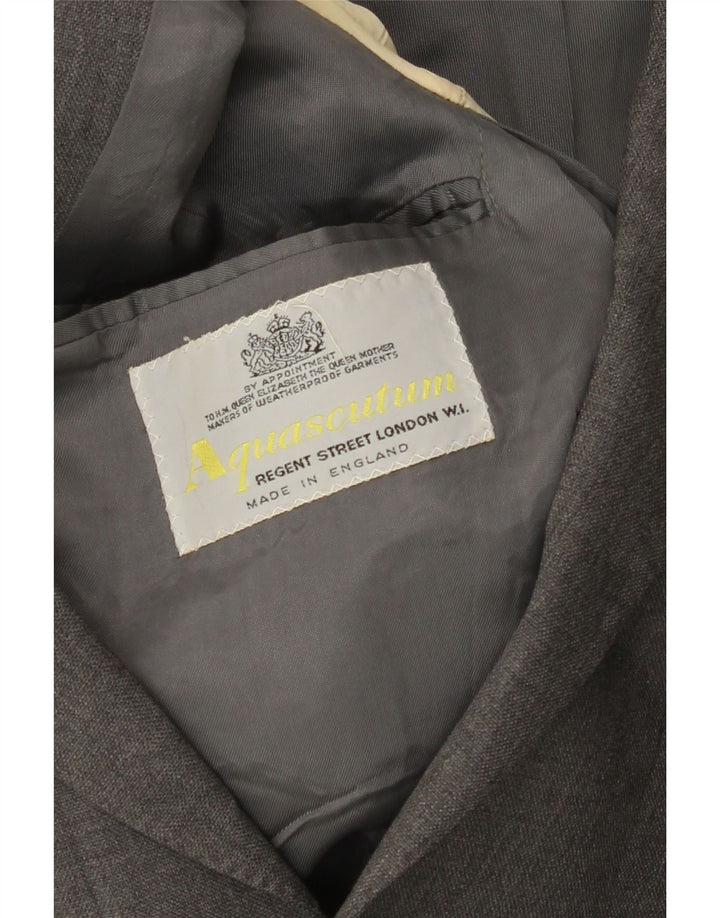 Aquascutum Herre 2-knaps blazerjakke UK 36 Small Grey