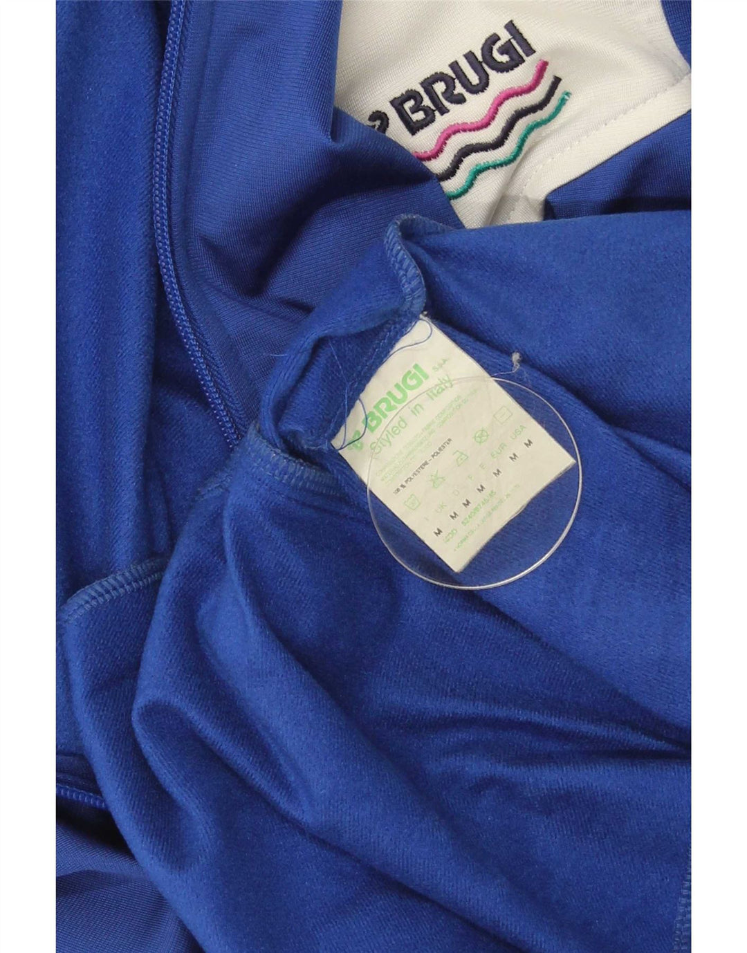 Brugi Træningsdragt til mænd Topjakke Medium Blue Colourblock Polyester