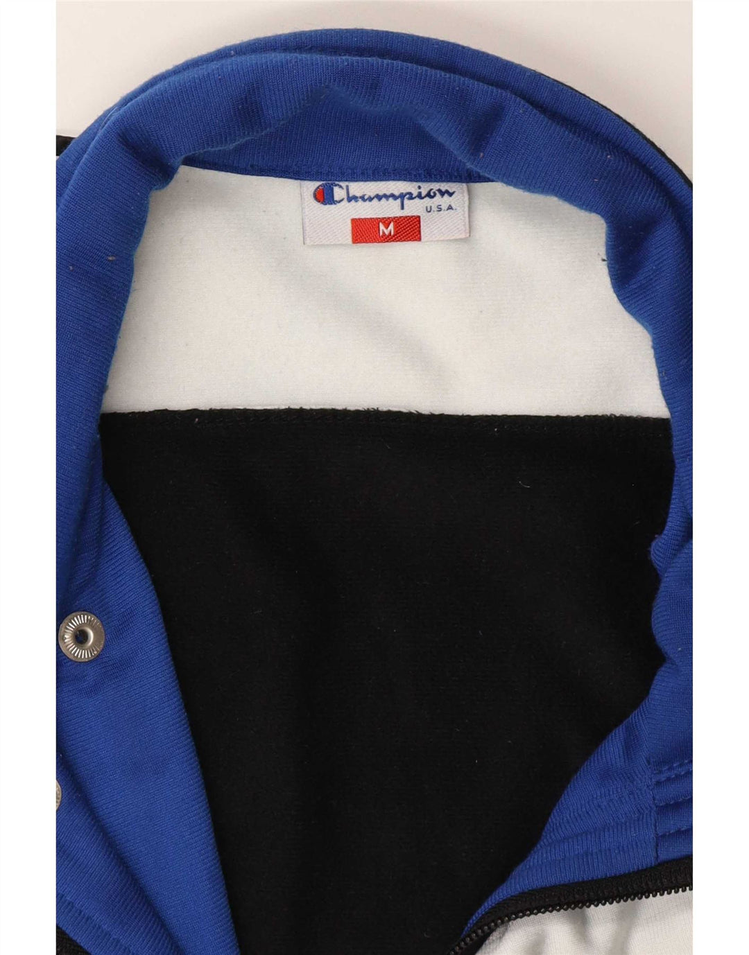 Champion Herre USA Grafisk træningsdragt Topjakke Medium Sort Colourblock