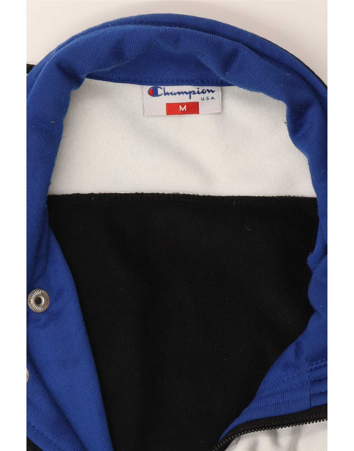 Champion Herre USA Grafisk træningsdragt Topjakke Medium Sort Colourblock