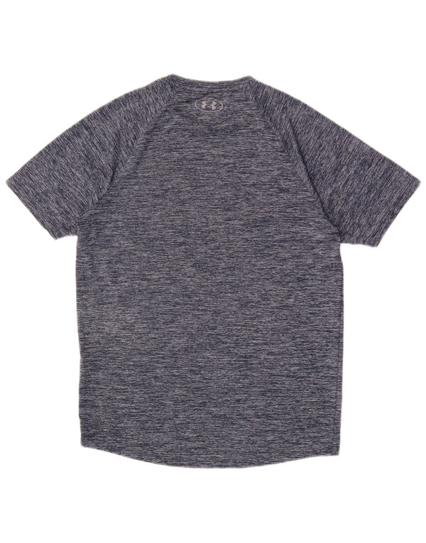 Under Armour Herre T-shirt Top Small Navy Blue Flecked