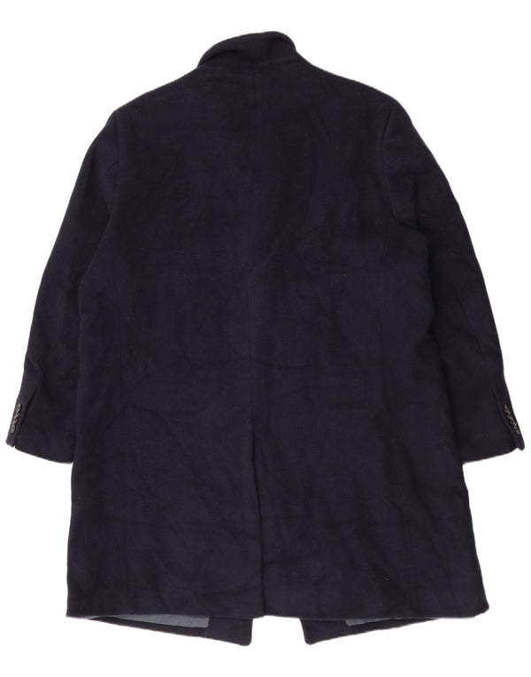 Marks & Spencer Overfrakke til mænd UK 46 3XL Navy Blue Polyester