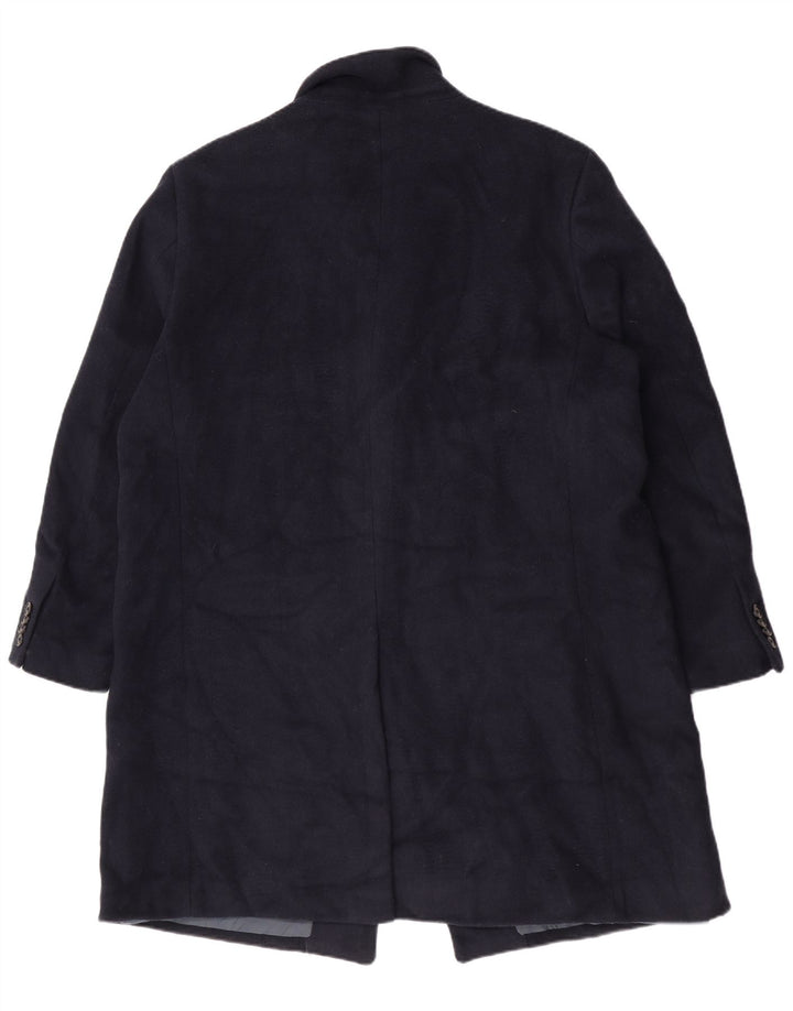 Marks & Spencer Overfrakke til mænd UK 46 3XL Navy Blue Polyester
