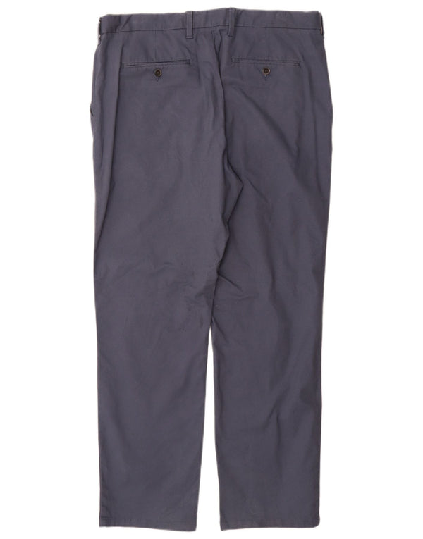 Marks & Spencer Herre Regular Fit Chinobukser W36 L31 Marineblå Bomuld