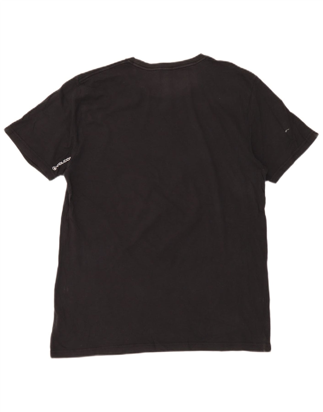 Volcom Herre Grafisk T-Shirt Top Stor Sort Bomuld