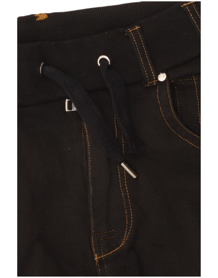 Zara Mens Joggers Cropped Trousers Small W30 L25 Black