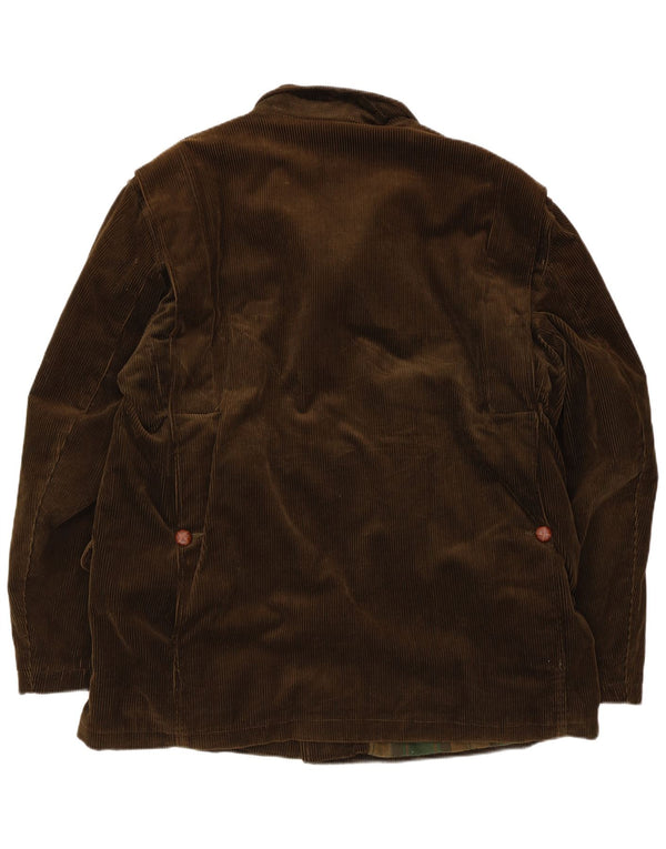 Vintage Mens Corduroy Jacket UK 40 Large Khaki
