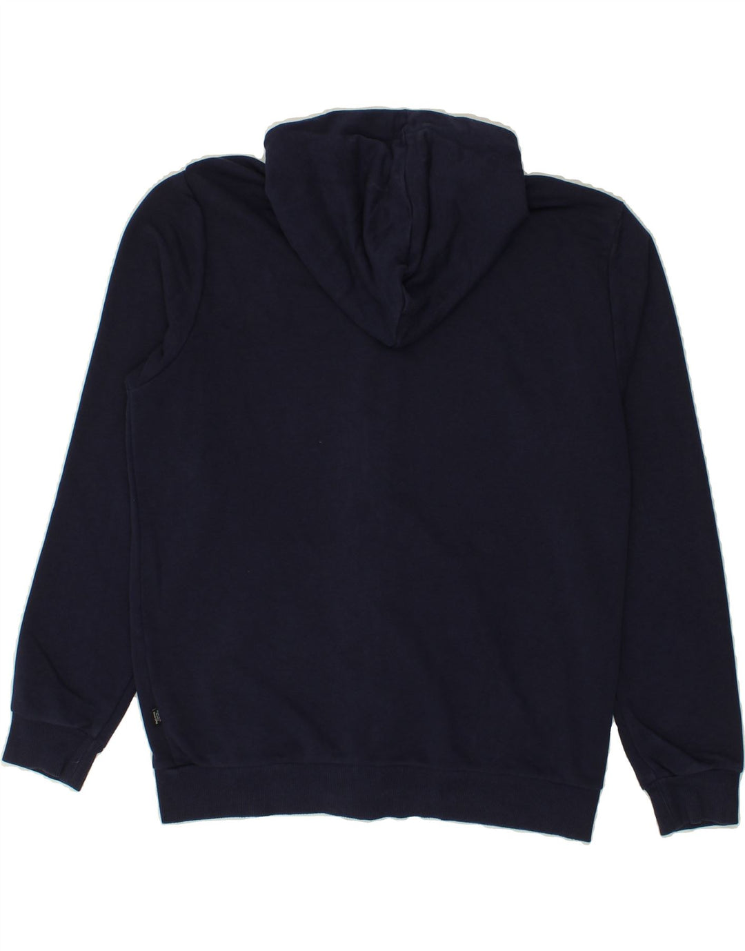 PUMA Mens Zip Hoodie Sweater Medium Navy Blue Cotton Vintage Puma and Second-Hand Puma from Messina Hembry 