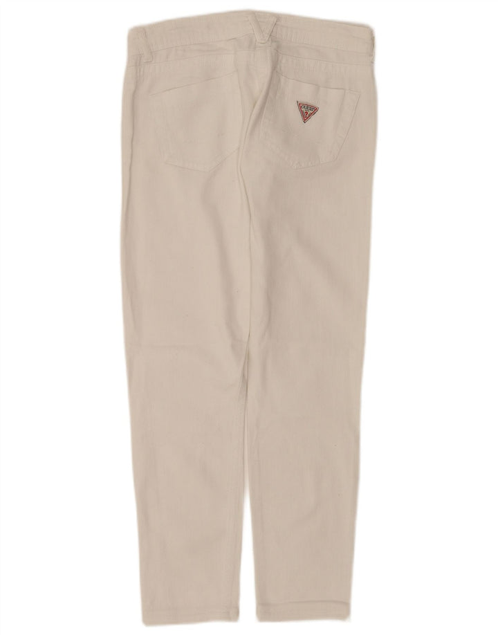 Guess Slim Jeans til kvinder W28 L27 Hvid bomuld