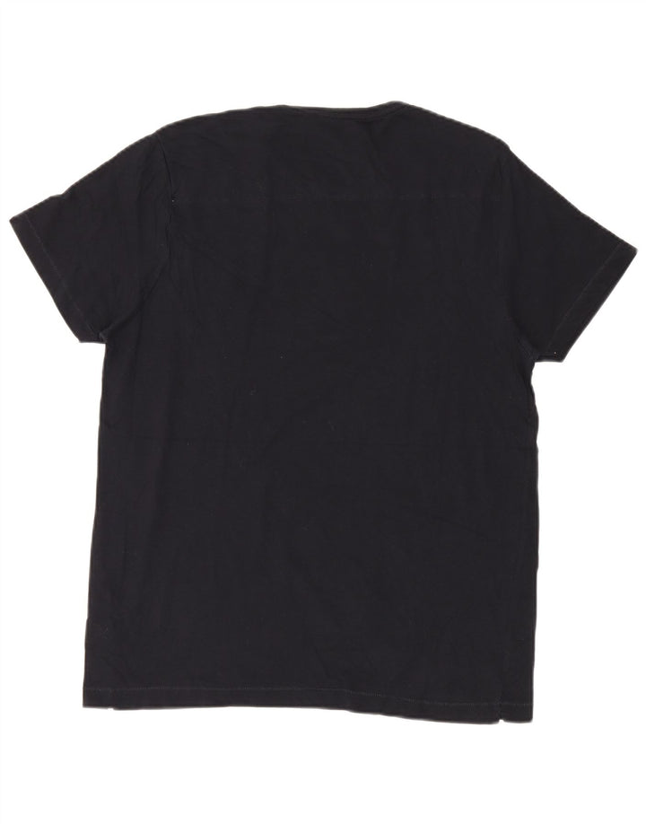 French Connection Herre T-Shirt Top XL Sort Bomuld