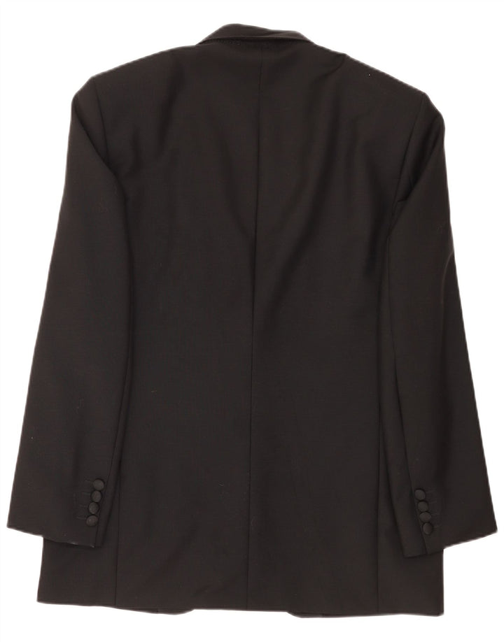 Modesto Bertotto Herre 1 Knap Blazer Jakke IT 52 XL Sort Uld