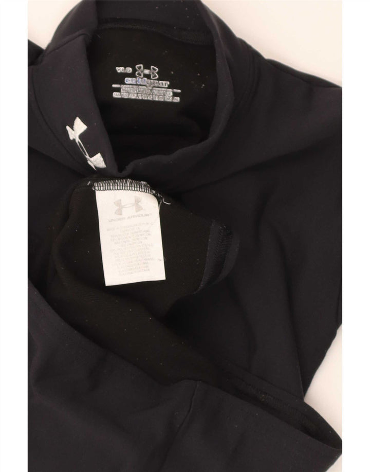 Under Armour Boys Top Langærmet 11-12 År Stor Sort Nylon