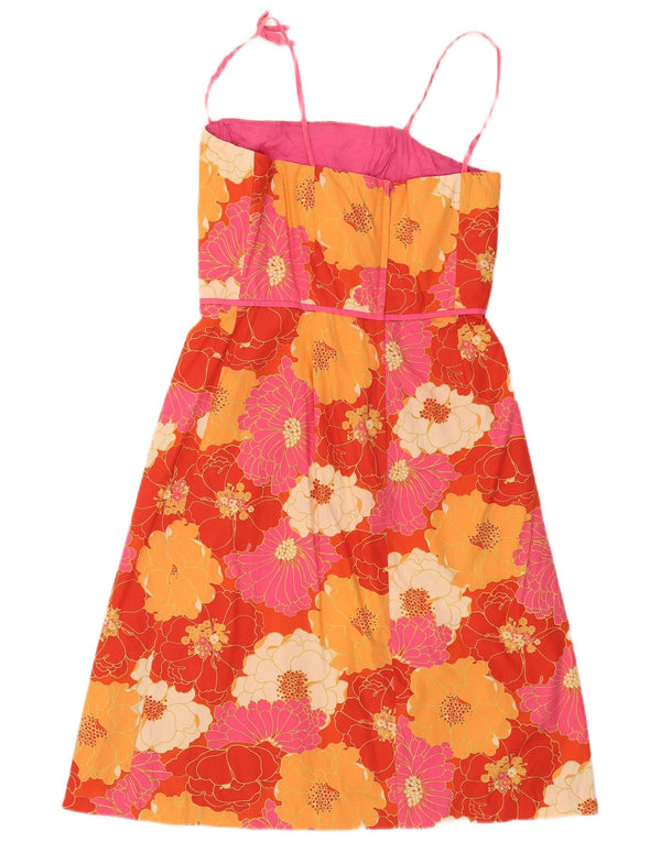 Kathlin Argiro Dame A-Line Kjole US 12 Large Multicolored Floral