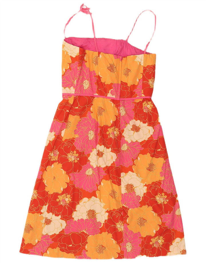 Kathlin Argiro Dame A-Line Kjole US 12 Large Multicolored Floral