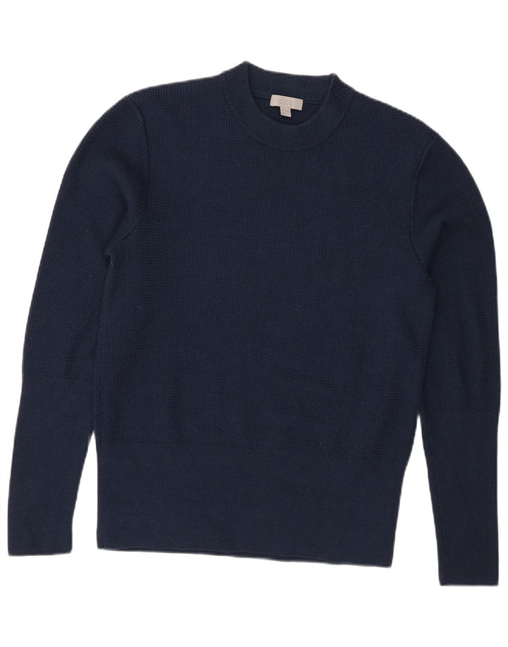 Cos Dame sweater med rund hals DK 14 Mellem marineblå uld
