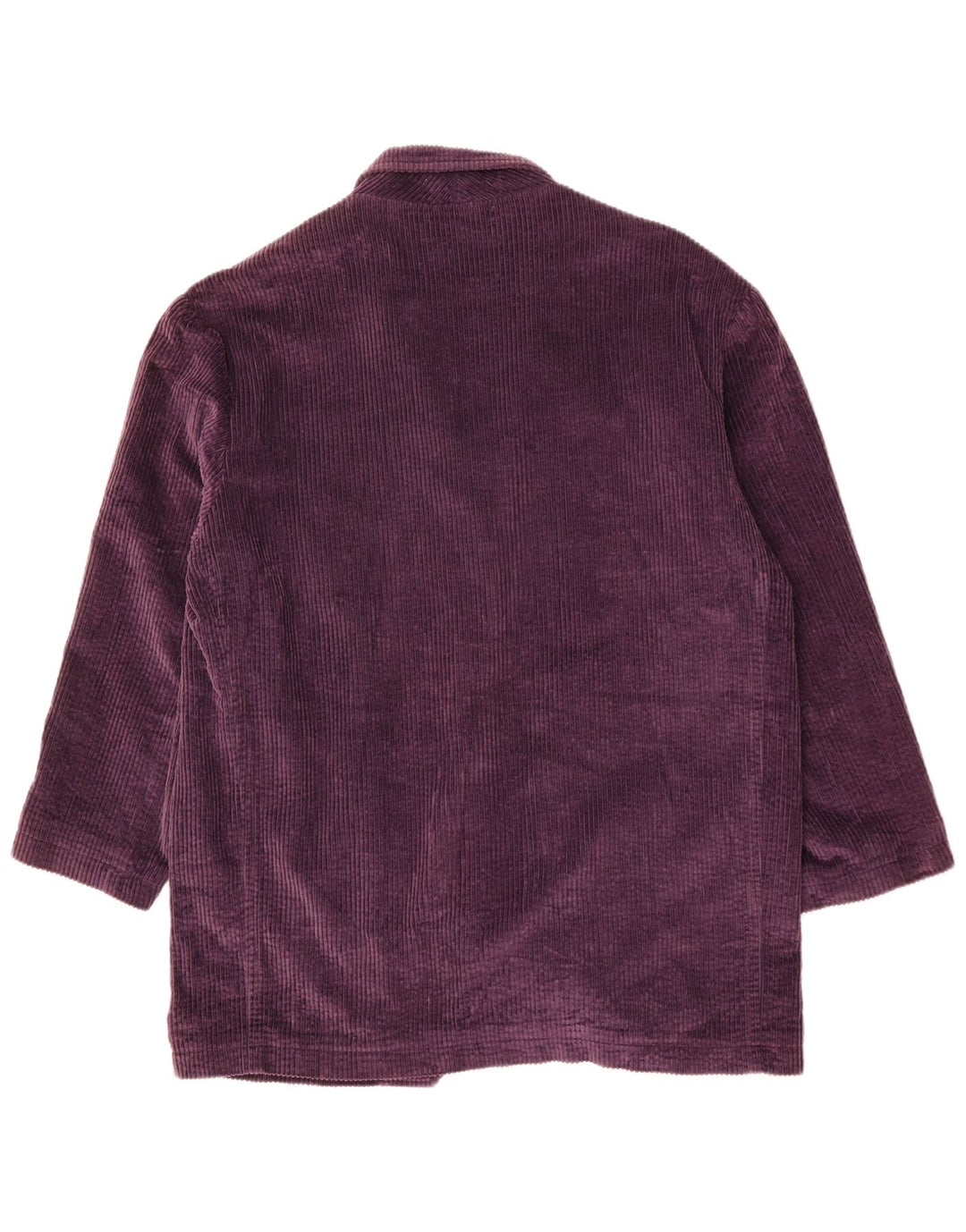 EDDIE BAUER Dame Oversized 3-knaps blazerjakke UK 10 Small Burgundy