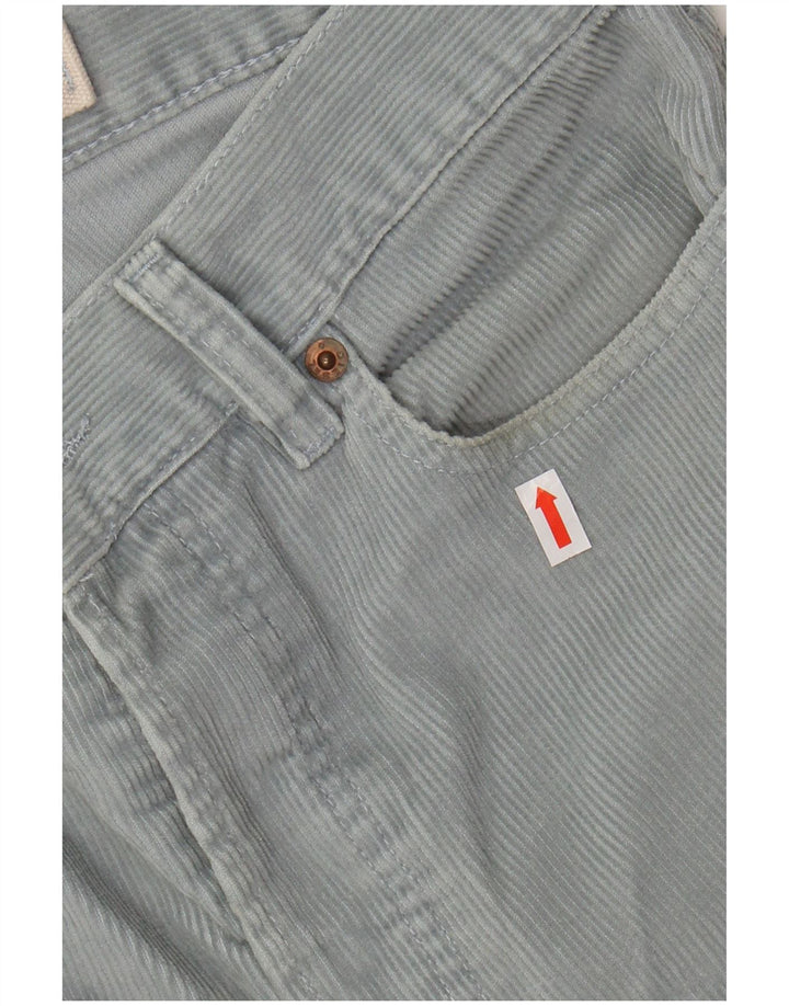 DIESEL Lige fløjlsbukser til mænd W30 L31 Blå bomuld