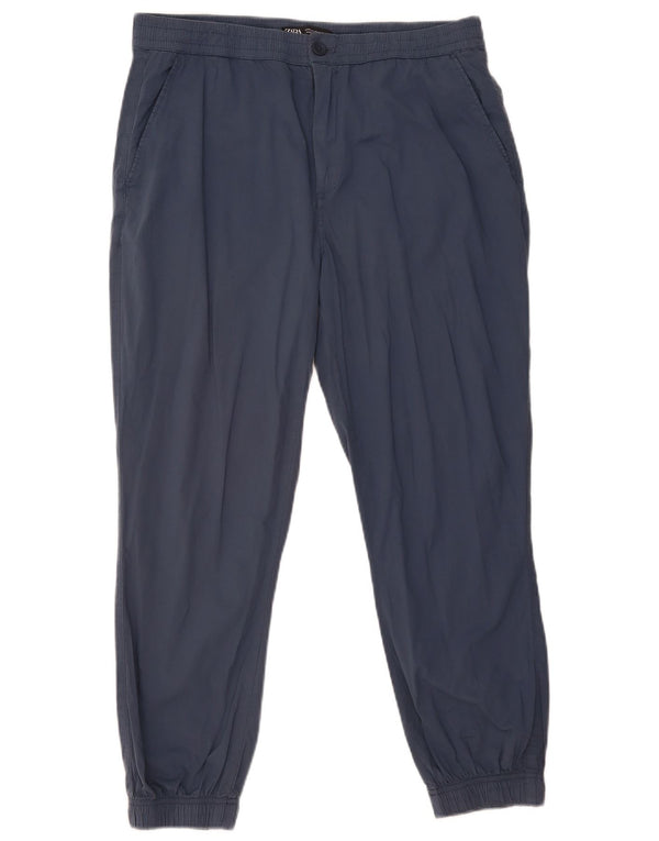 Zara Herre Joggers Chino Bukser XL W38 L27 Marineblå