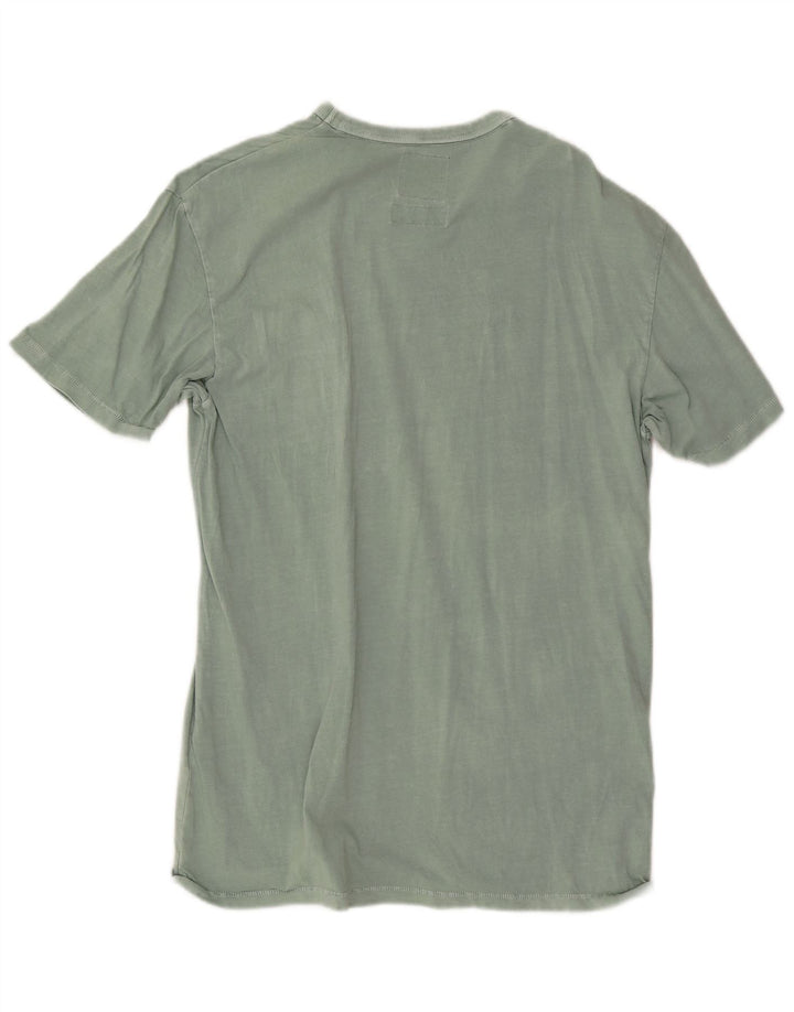 Superdry T-shirt top til mænd, stor grøn bomuld
