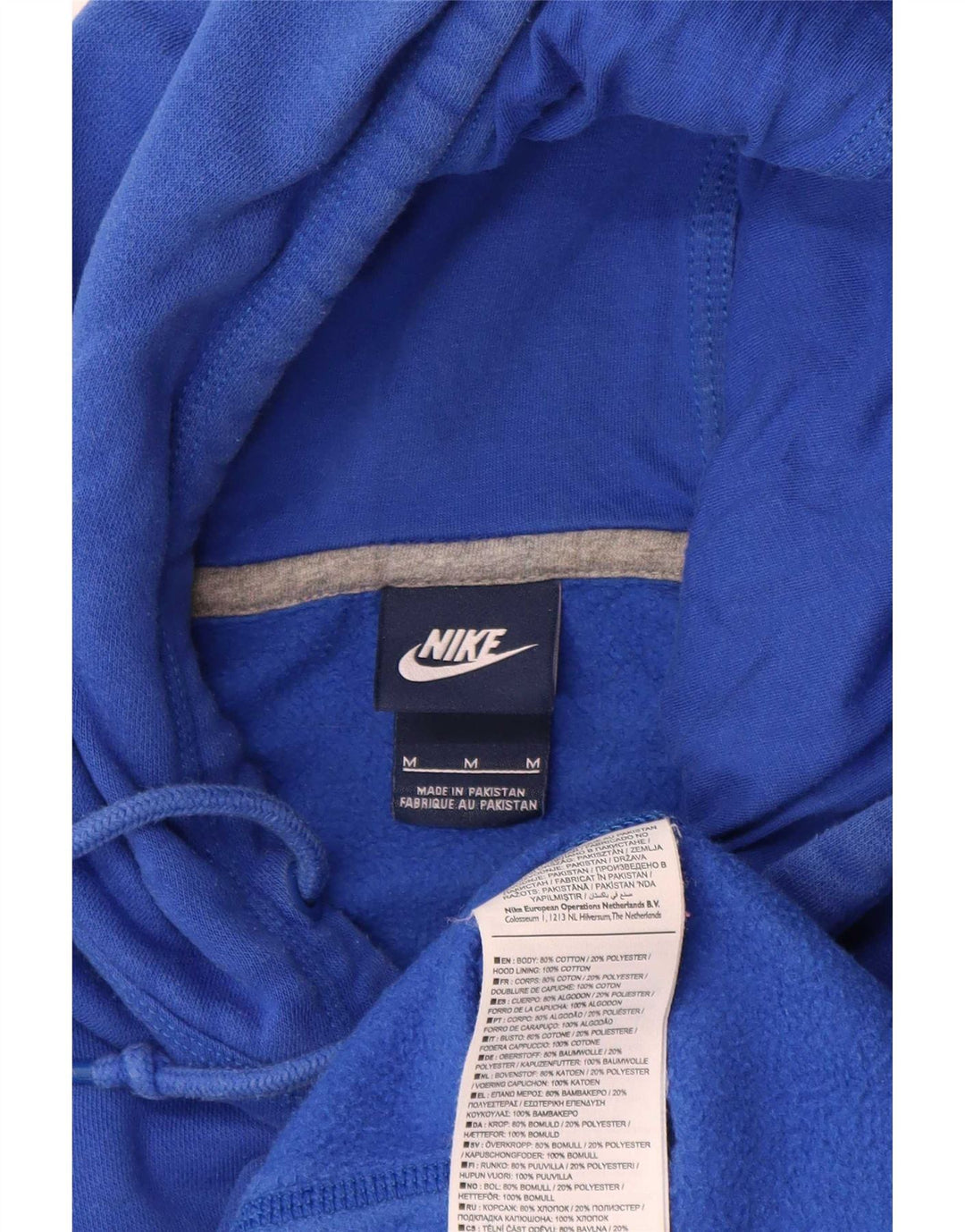 Nike Herre hættetrøje Jumper Medium Blue Bomuld