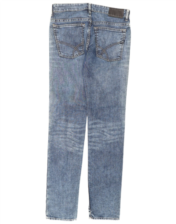 GAS Womens Slim Jeans W31 L34 Blue Cotton