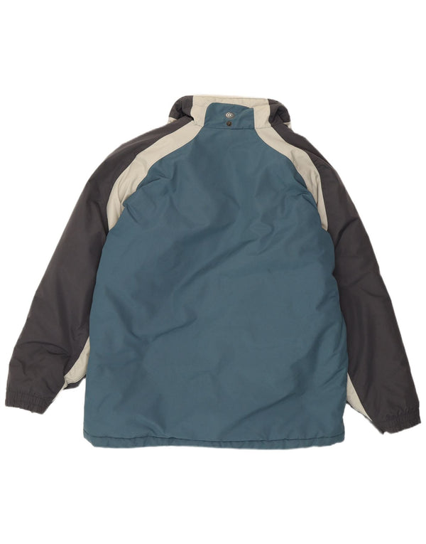 Columbia Boys Windbreaker Jacket 13-14 år Blå Colourblock Nylon