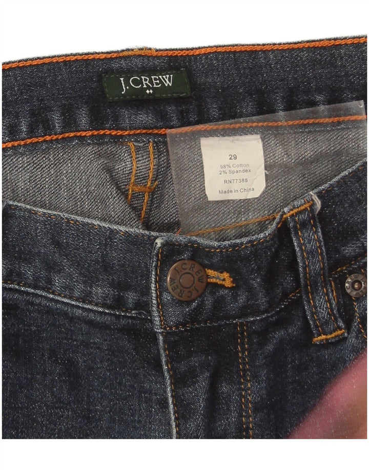 J. Crew Dame Matchstick Slim Jeans W29 L32 Marineblå Bomuld