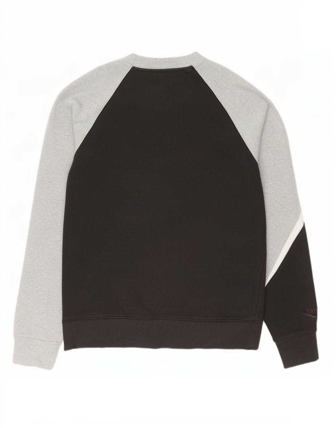 Nike Herre grafisk sweatshirt Jumper Medium Sort Colourblock Bomuld
