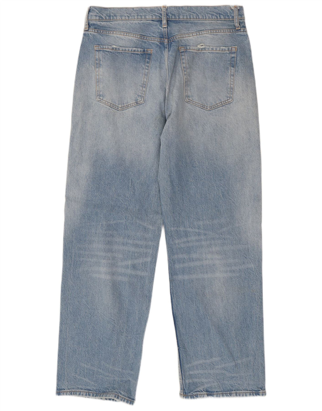 ZARA Løse jeans til kvinder EU 42 Large W32 L31 Blå