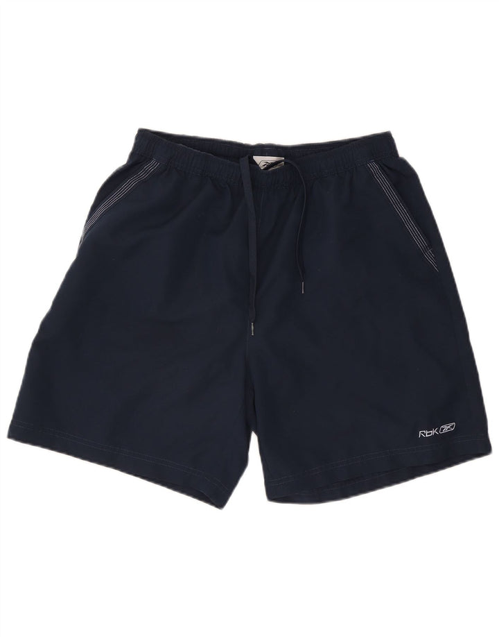 Reebok Sportshorts til mænd store marineblå polyester