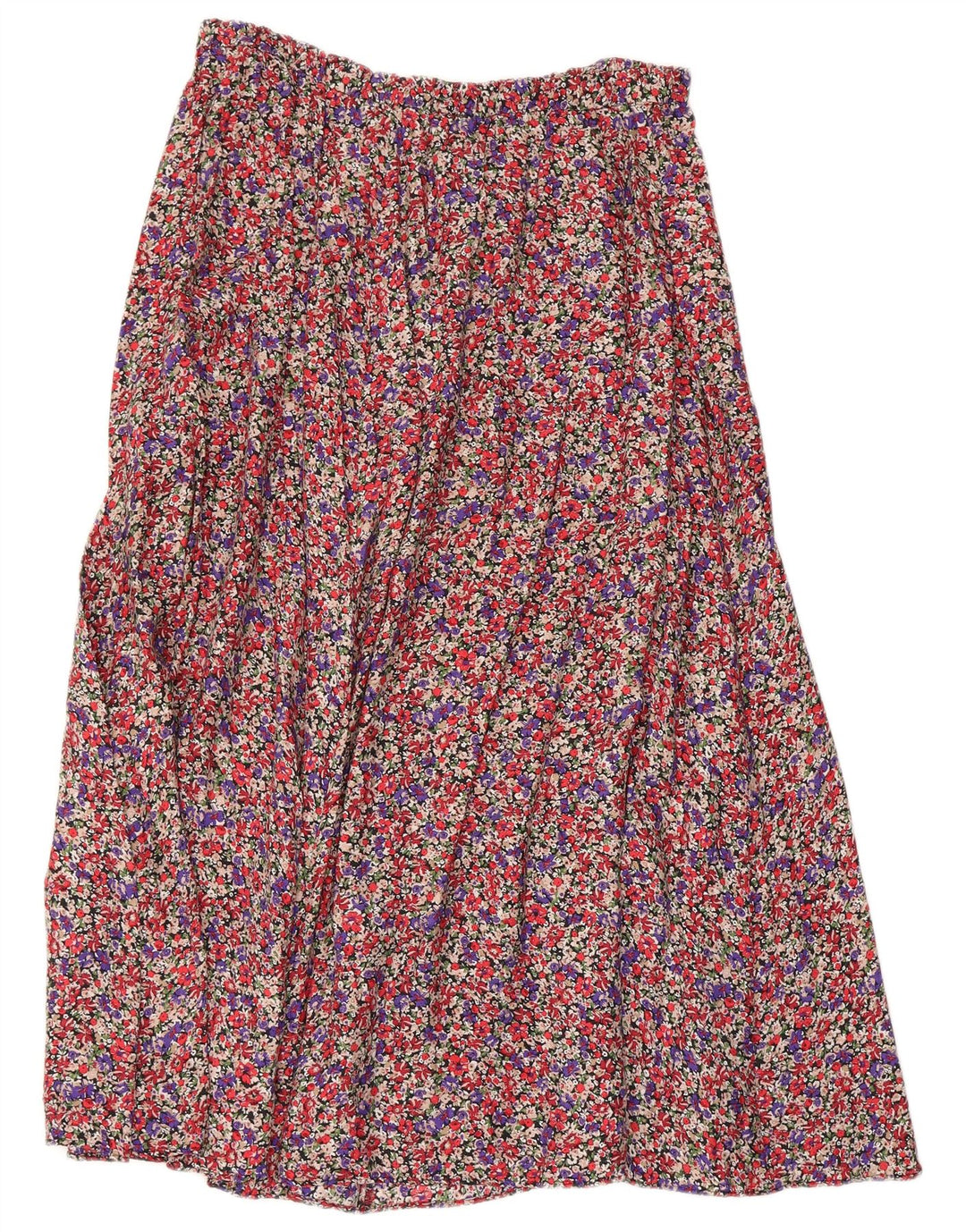 Zara Dame A-Line nederdel Large W32 Multicolored Floral