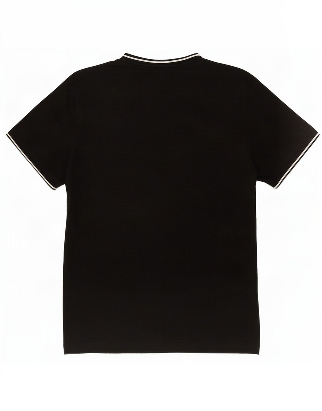 Fred Perry Herre T-shirt Top Medium Sort Bomuld