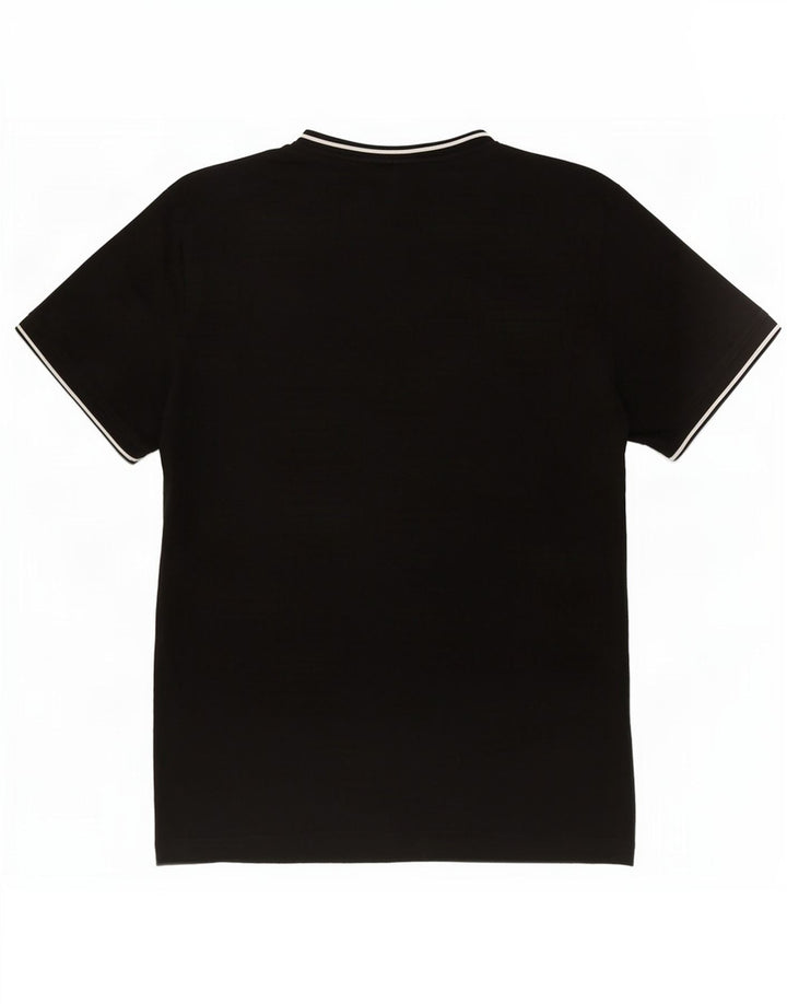 Fred Perry Herre T-shirt Top Medium Sort Bomuld