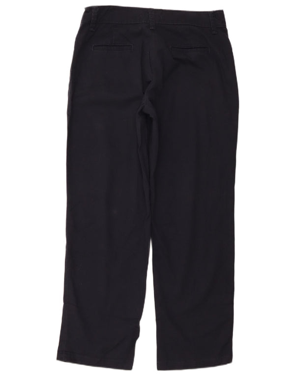 Lee afslappet pasform afslappet bukser til kvinder US 10 Large W30 L28 Marineblå bomuld