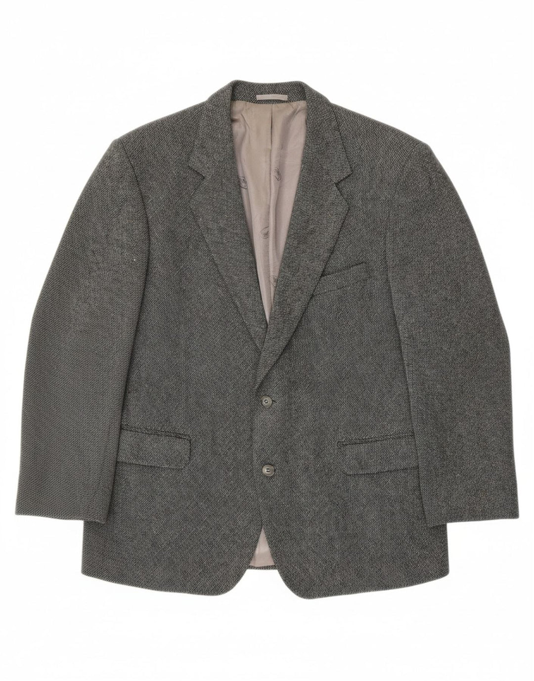 MAGEE Mens 2 Button Blazer Jacket UK 36 Small Grey New Wool