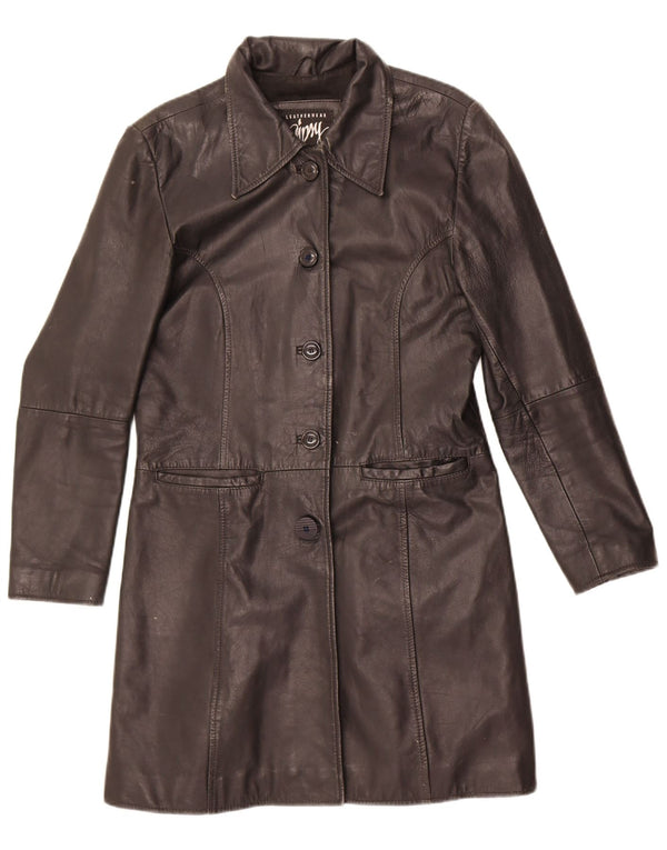 Gipsy Womens Læderfrakke UK 12 Medium Brown