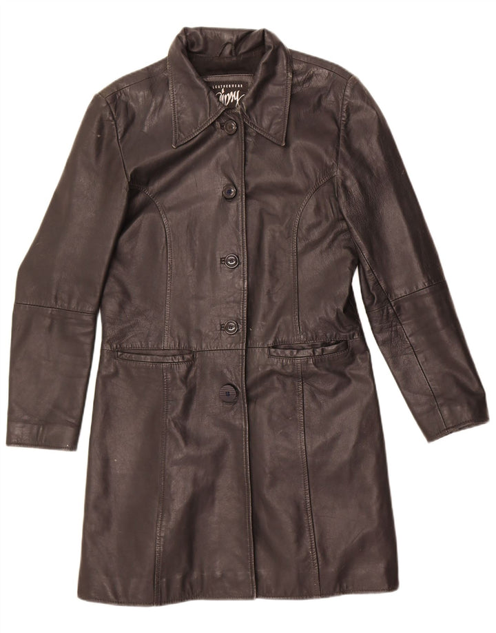 Gipsy Womens Læderfrakke UK 12 Medium Brown