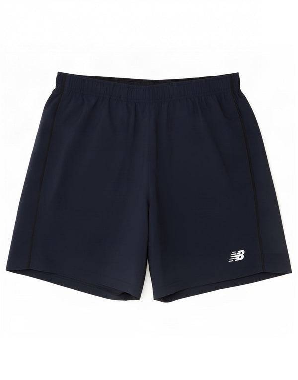 New Balance Herre Sportshorts XL Navy Blue Polyester