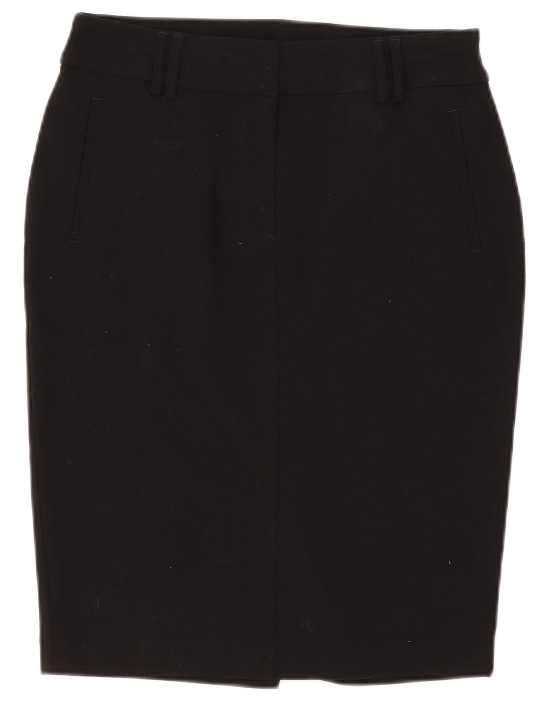 Marks & Spencer Pencil Nederdel til kvinder UK 10 Small W30 Black Polyester