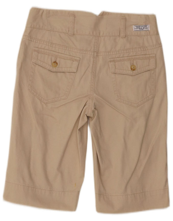 Ralph Lauren Boys Chino Shorts 11-12 år W26 Beige Bomuld